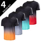 Men's Quick Dry Short Sleeve Sports T-Shirt Multipack