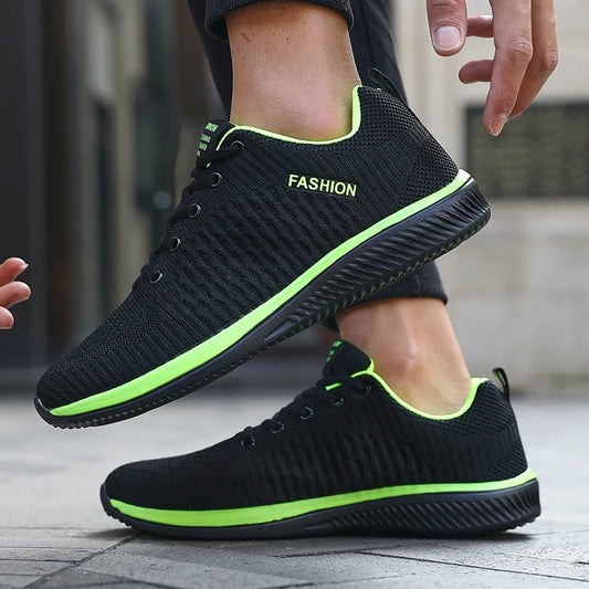 Men's Mesh Running Sneakers Lightweight Breathable Gym Shoes