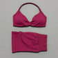 Women's 2-Piece Sports Bra and Shorts Activewear Set