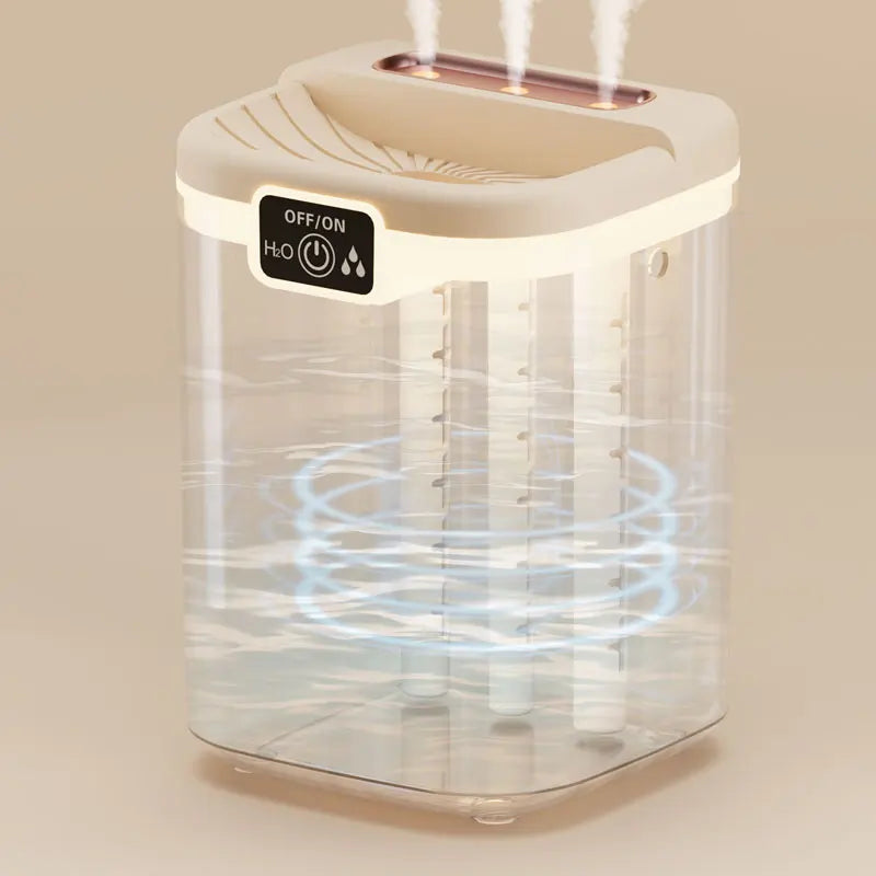 1.8L Air Humidifier Three Nozzle Diffuser Night Light