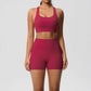 Women's 2-Piece Pocket Yoga Activewear Set with Leggings