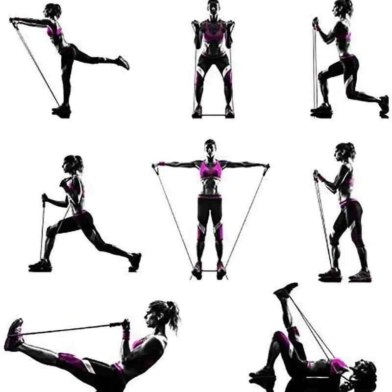 Resistance Bands with Handles – Home Strength Training Fitness Bands for Men & Women
