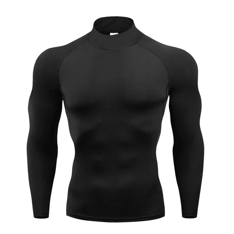 Men's Compression Long Sleeve Quick Dry Sports Shirt