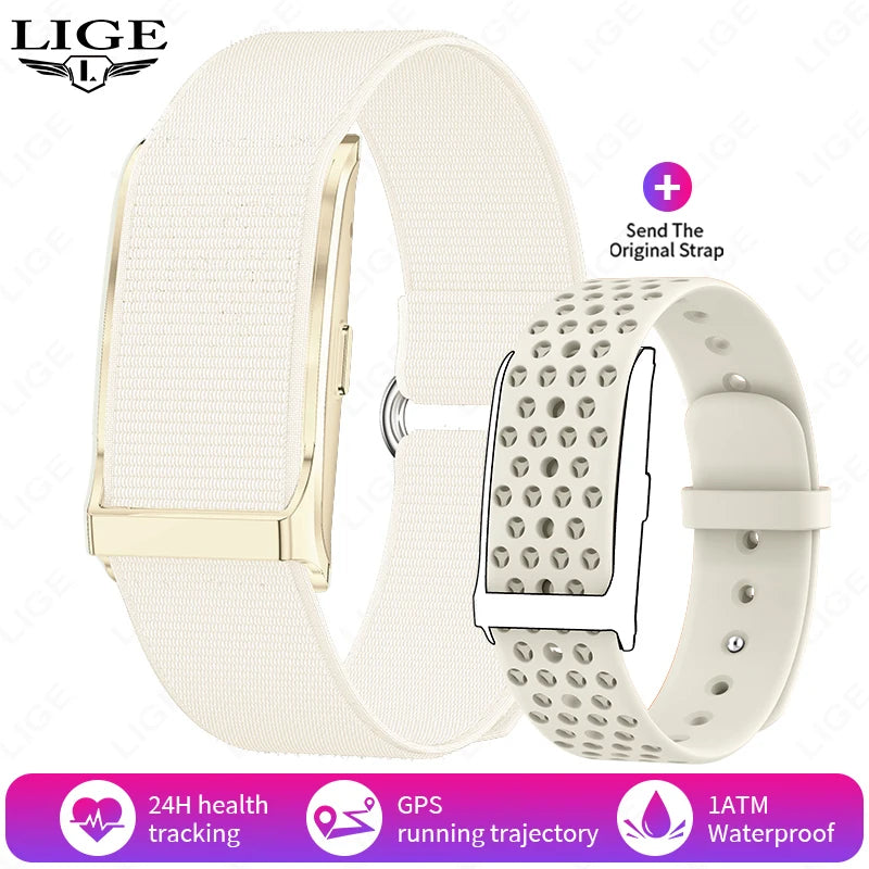 Screenless Smart Bracelet Heart Rate Fitness Activity Tracker Watch