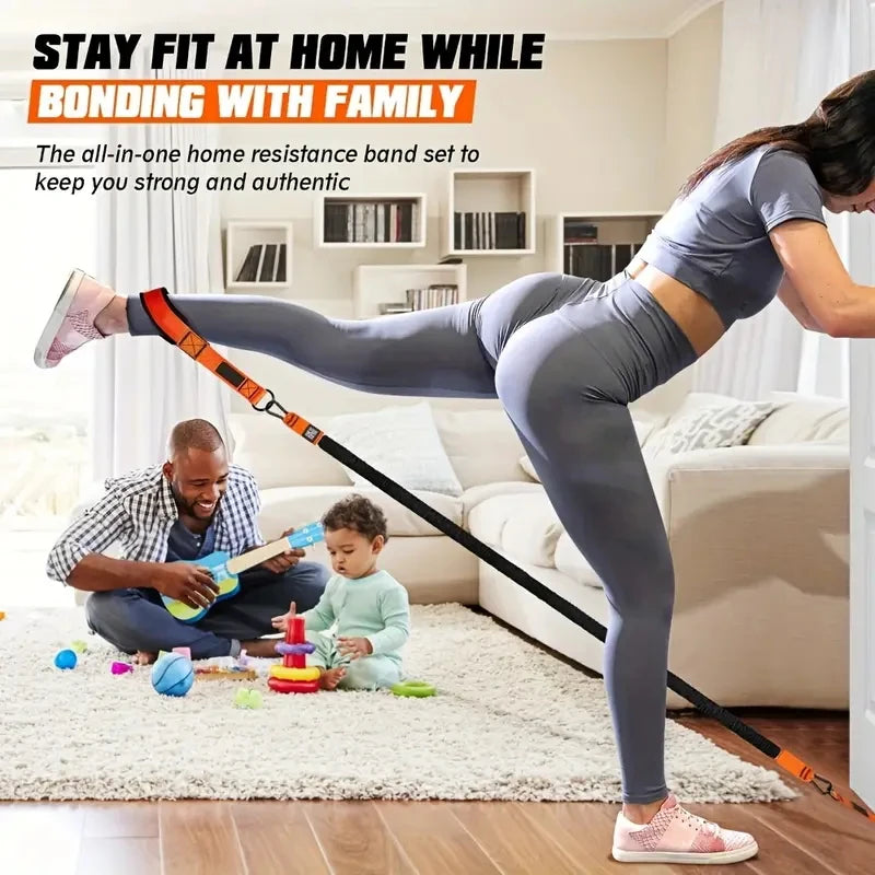 Resistance Band Home Fitness Strength Training Workout Equipment