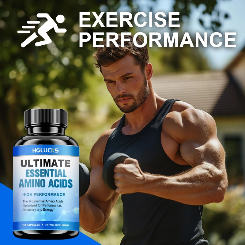 Advanced Amino Acid Capsules Muscle Strength Energy Support