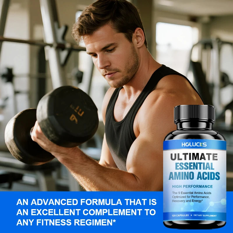 Advanced Amino Acid Capsules Muscle Strength Energy Support