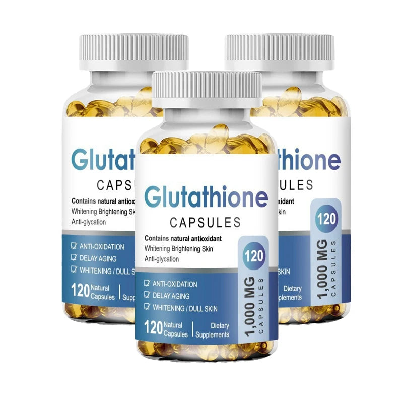 Glutathione 1000mg Antioxidant Liver Brain Support Capsules