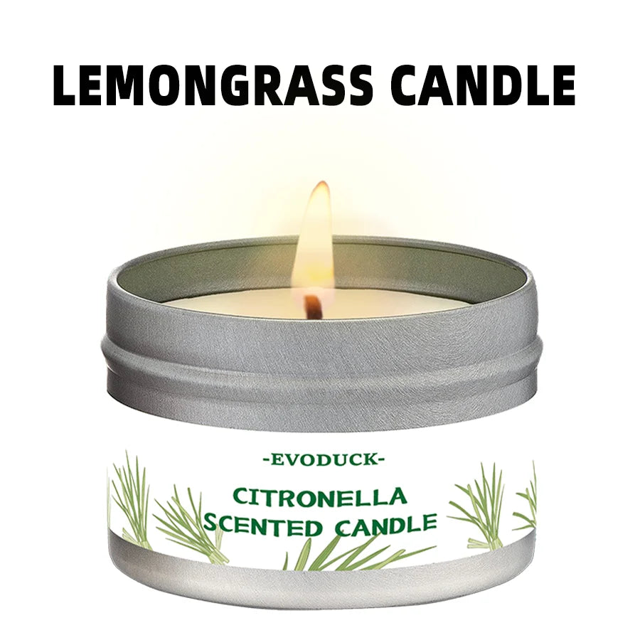 Citronella Outdoor Candle Fresh Lemongrass Patio Garden Decor
