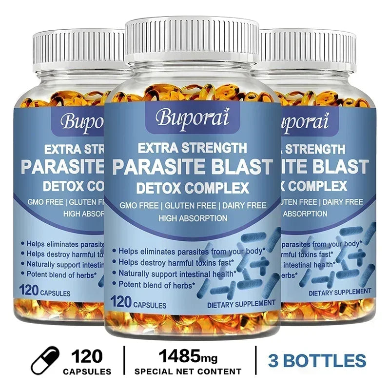 Parasite Blast Detox Complex Digestive Immune Support Capsules