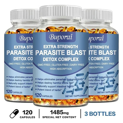 Parasite Blast Detox Complex Digestive Immune Support Capsules
