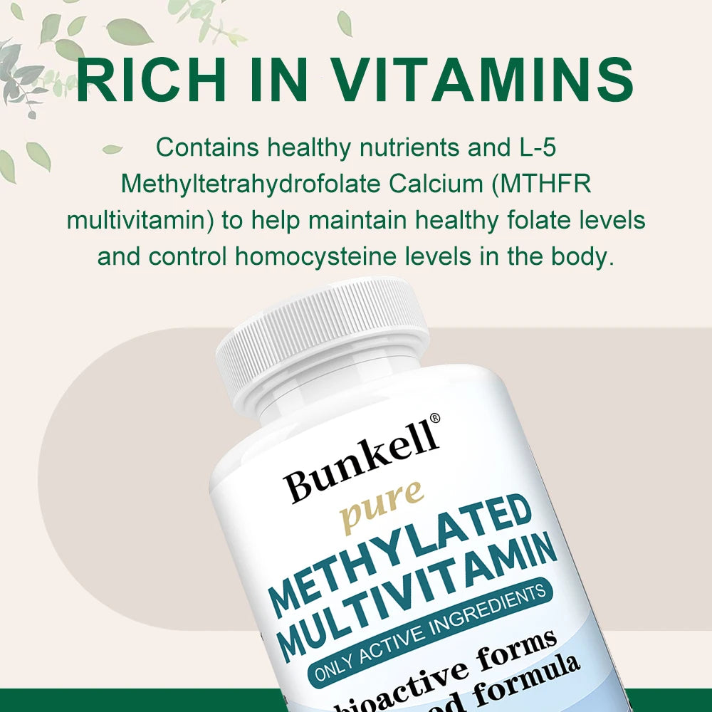 Methylated Multivitamin Activated B Complex Energy Immune Capsules