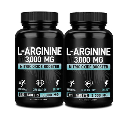 L-Arginine 3000mg Muscle Energy Endurance Heart Support