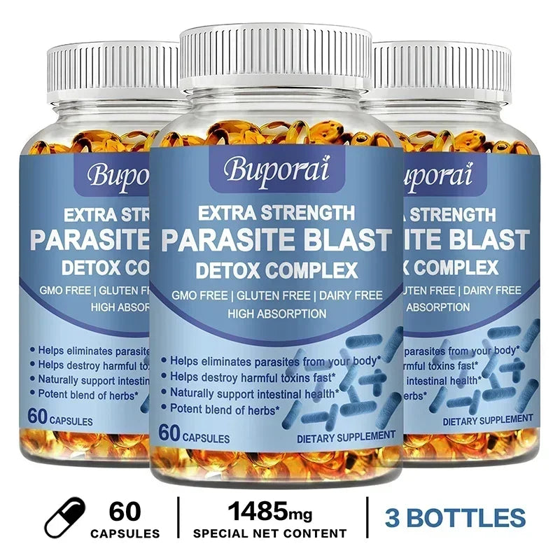 Parasite Blast Detox Complex Digestive Immune Support Capsules