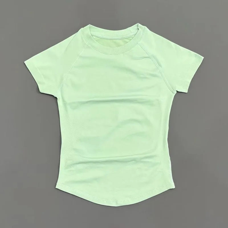 Women's Quick Dry Breathable Short Sleeve Sports T-Shirt