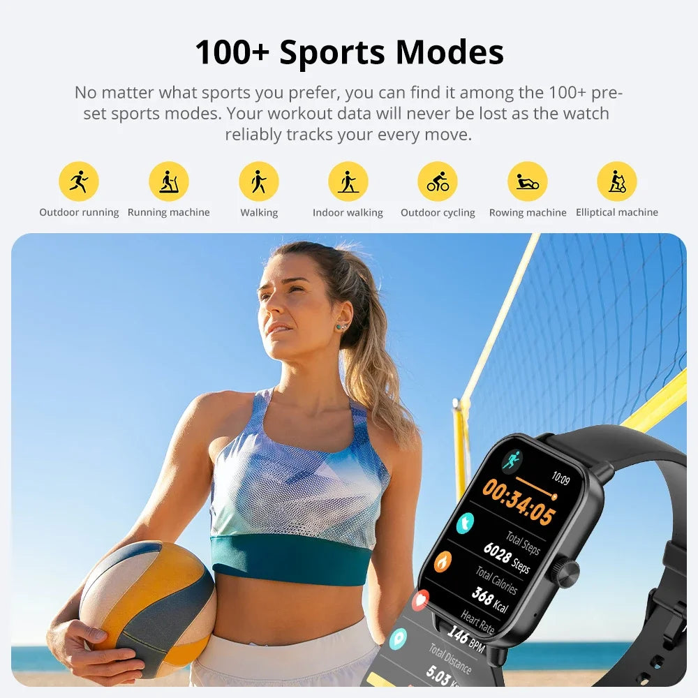 COLMI P81 Smart Watch with Voice Calling – 1.9" HD Display & Health Monitor