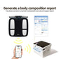 Smart Body Fat Scale with 8 Electrodes TFT Display