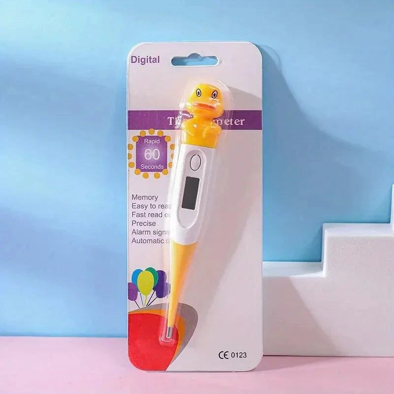Children's Digital Thermometer Flexible Tip Waterproof Animal Design