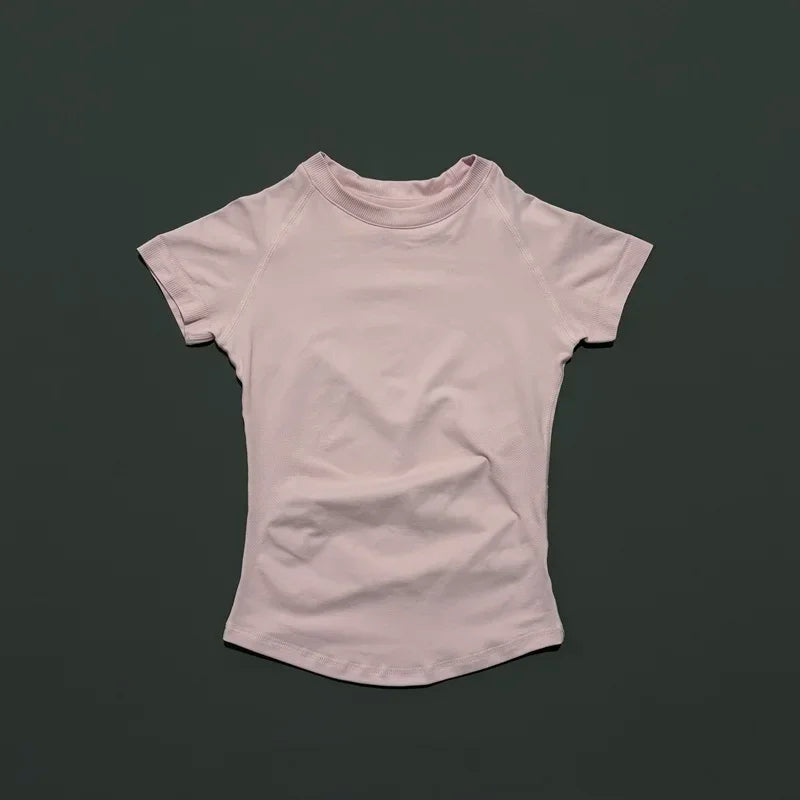 Women's Quick Dry Breathable Short Sleeve Sports T-Shirt