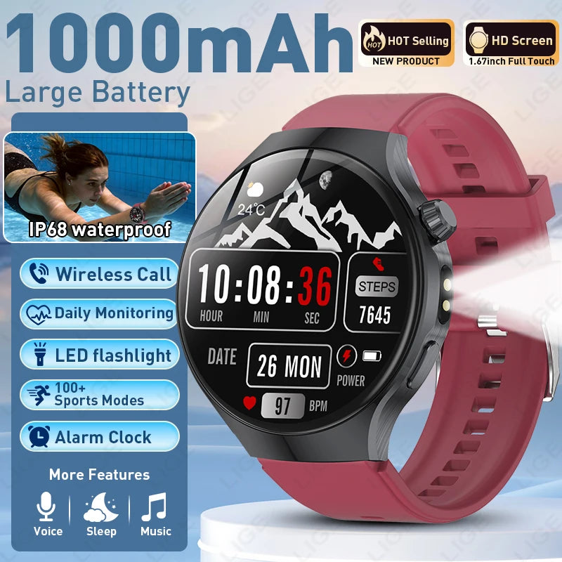HD Smartwatch Bluetooth Calling Fitness Tracker Watch