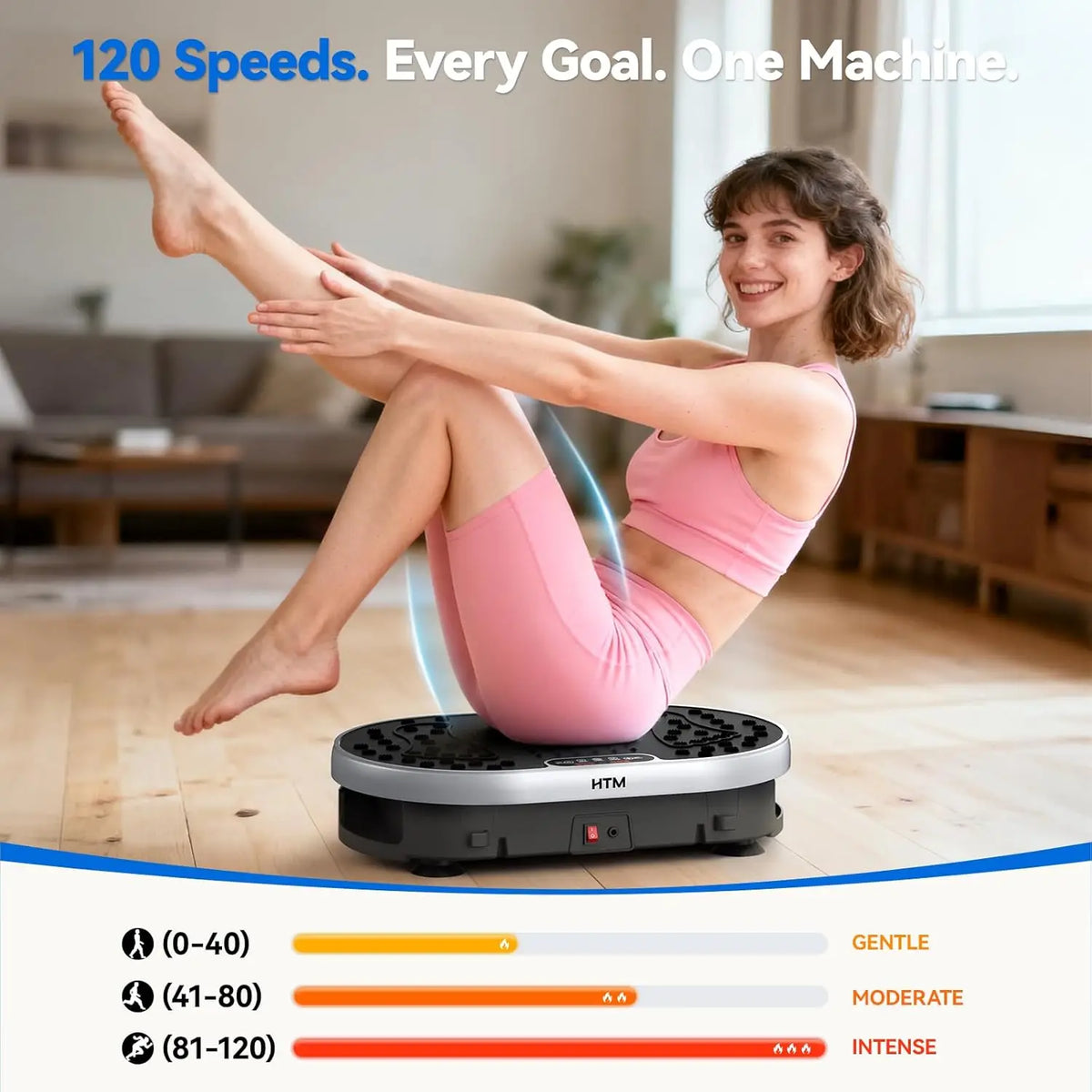 Vibration Plate Exercise Machine Fat Burning Home Fitness