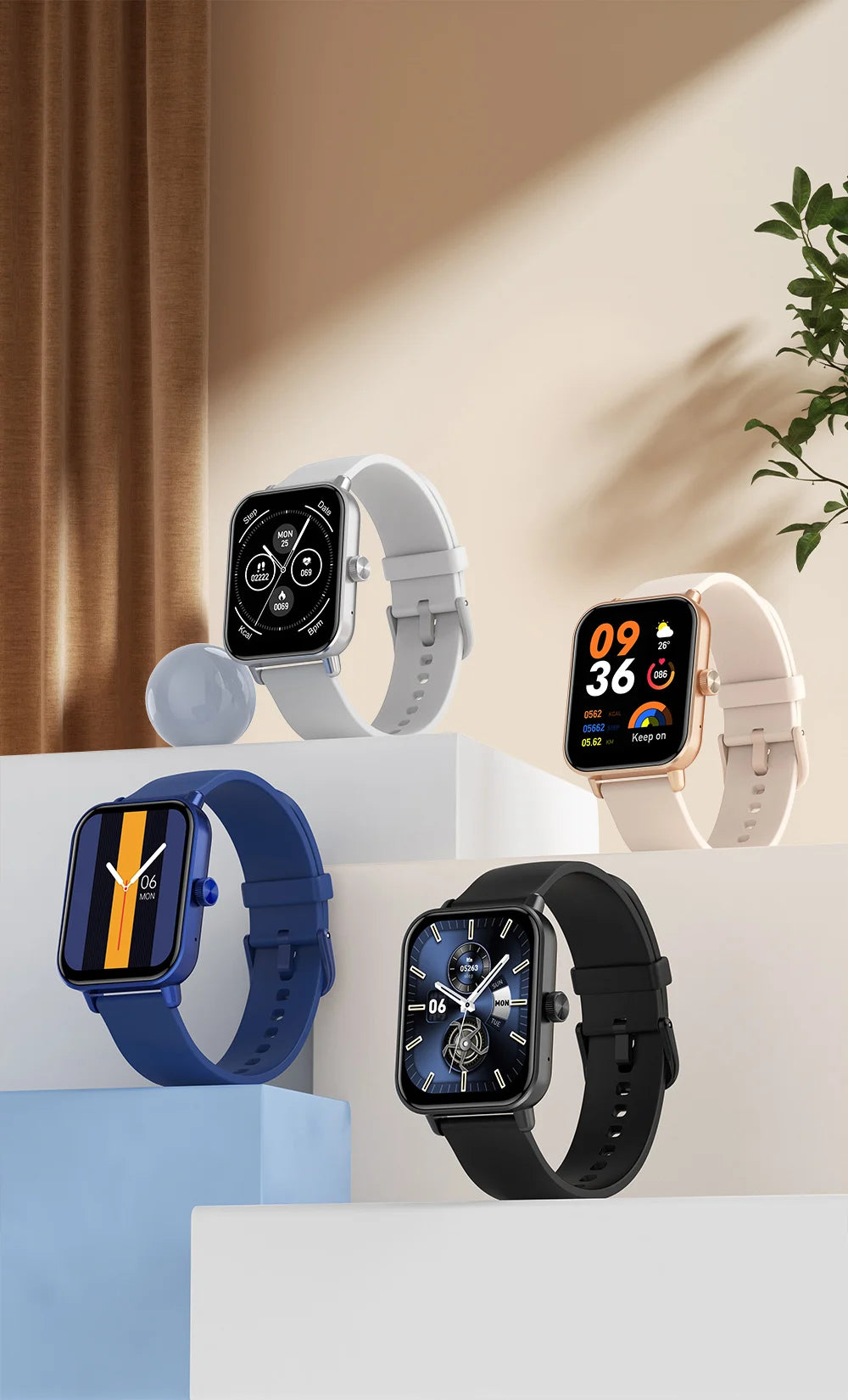 COLMI P81 Smart Watch with Voice Calling – 1.9" HD Display & Health Monitor
