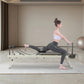 Foldable Pilates Reformer Machine Home Yoga Fitness Equipment