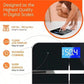 Smart Body Fat Weight Scale Tempered Glass Bathroom Scale