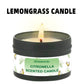 Citronella Outdoor Candle Fresh Lemongrass Patio Garden Decor