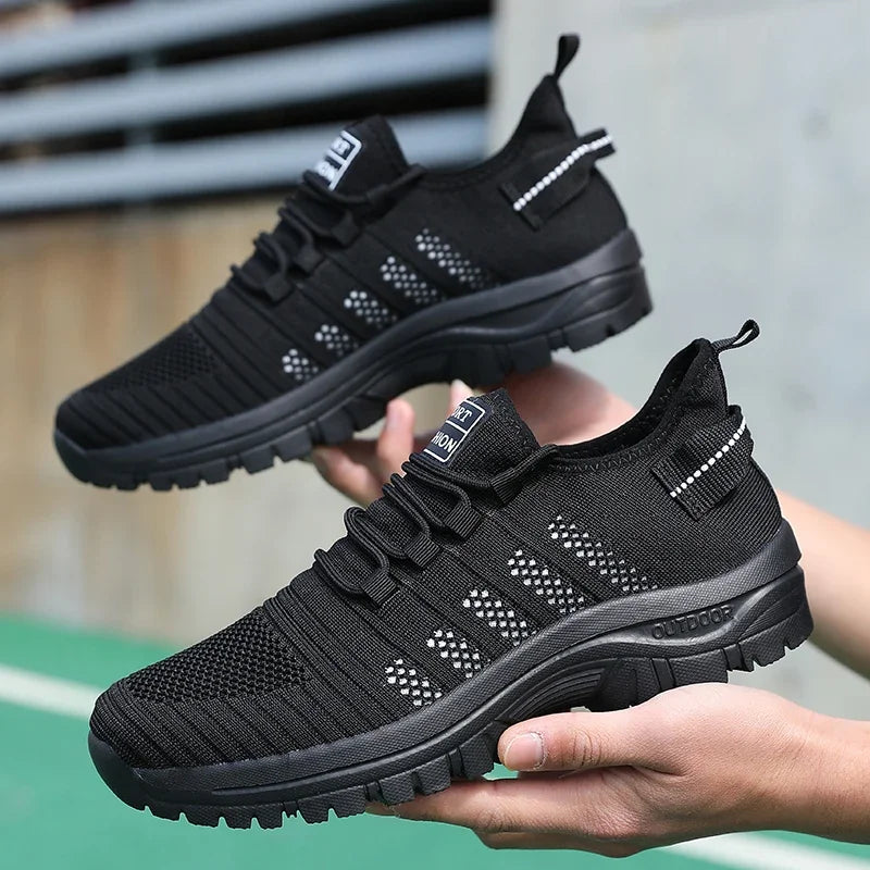 Breathable Lightweight Running Sneakers Unisex Athletic Training Shoes