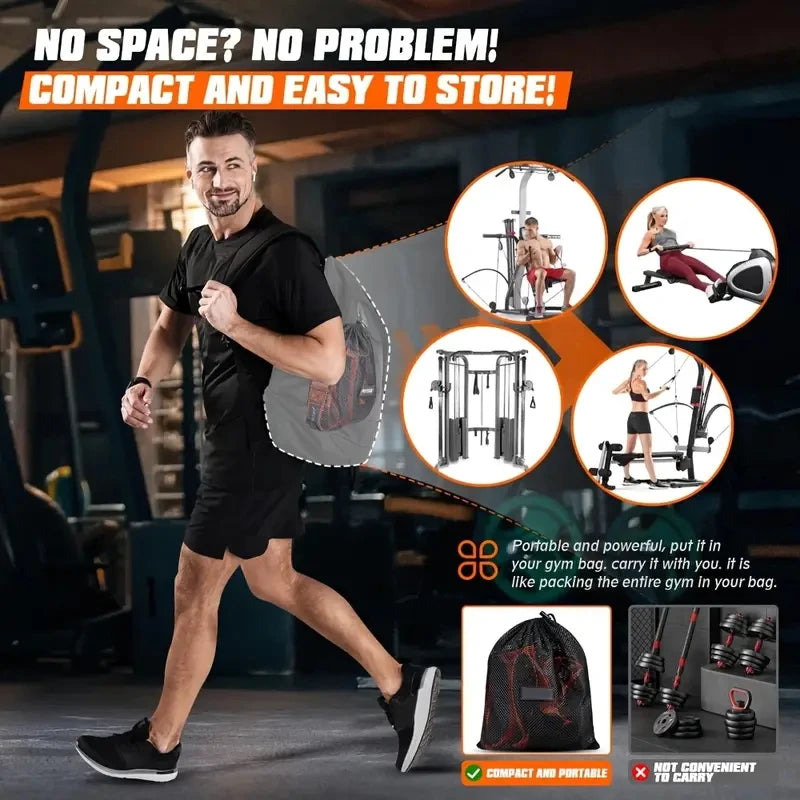 Resistance Band Home Fitness Strength Training Workout Equipment