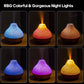 Volcano Air Humidifier USB Mist Diffuser Night Light Desktop
