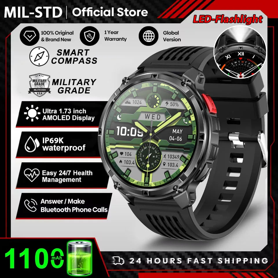 T-Rex3 Pro GPS Smartwatch Rugged Waterproof Sports Watch