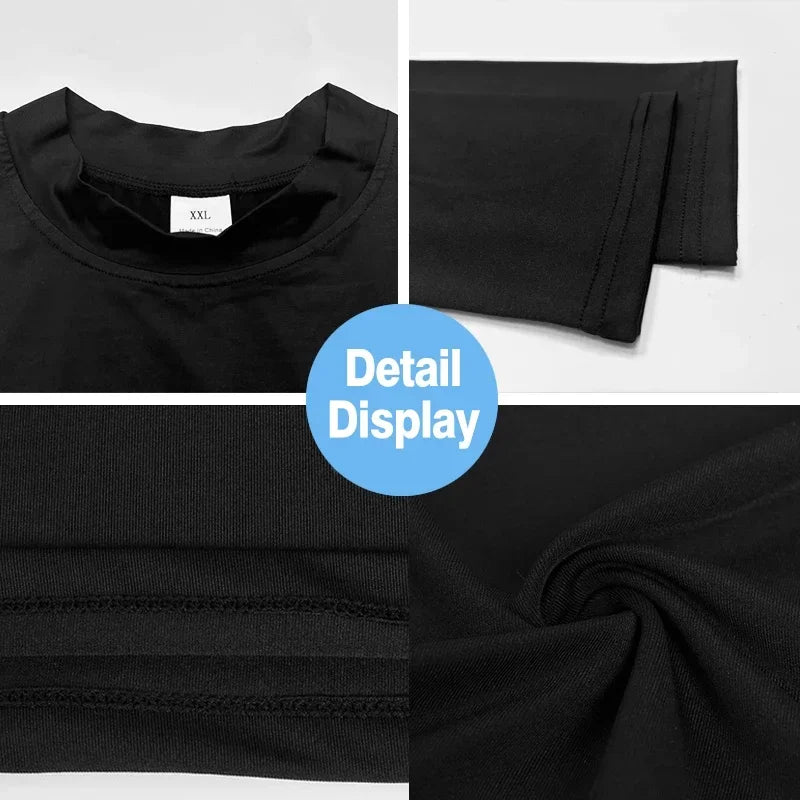 Men's Compression Long Sleeve Quick Dry Sports Shirt