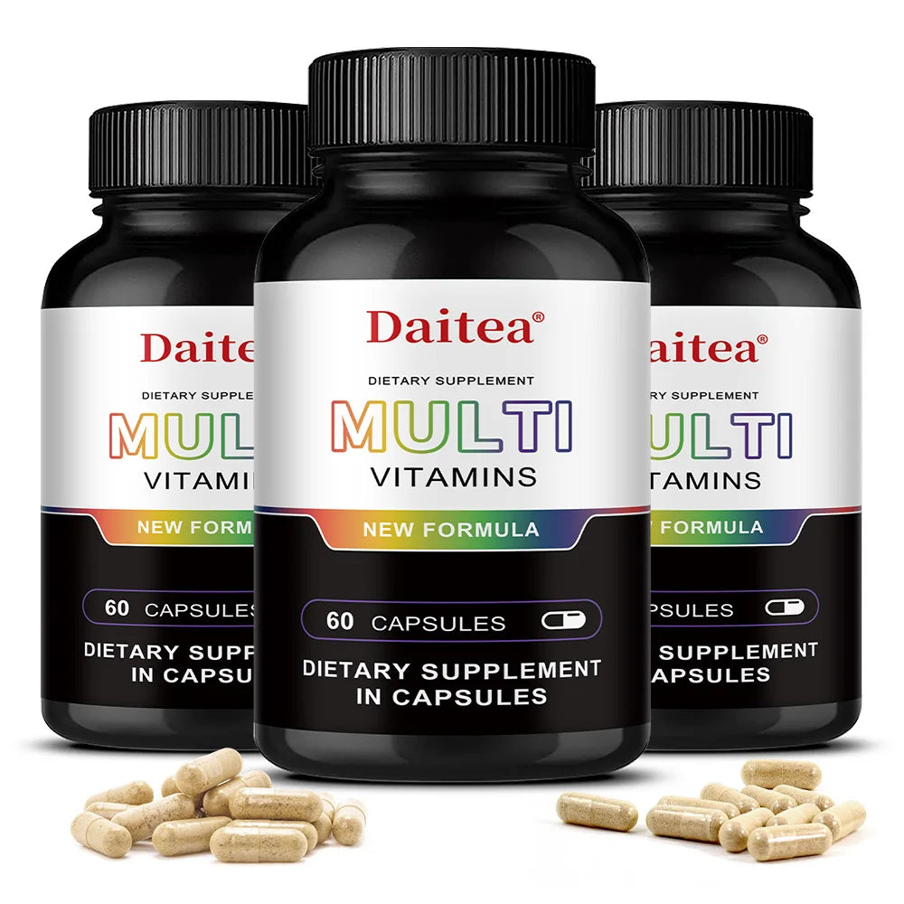 Multivitamin Mineral Energy Muscle Immune Support Capsules 120ct