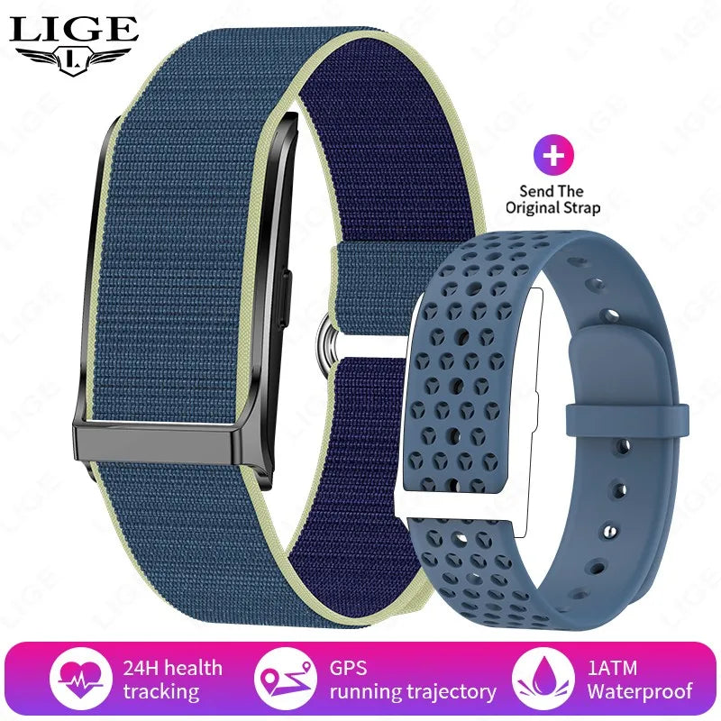 Screenless Smart Bracelet Heart Rate Fitness Activity Tracker Watch