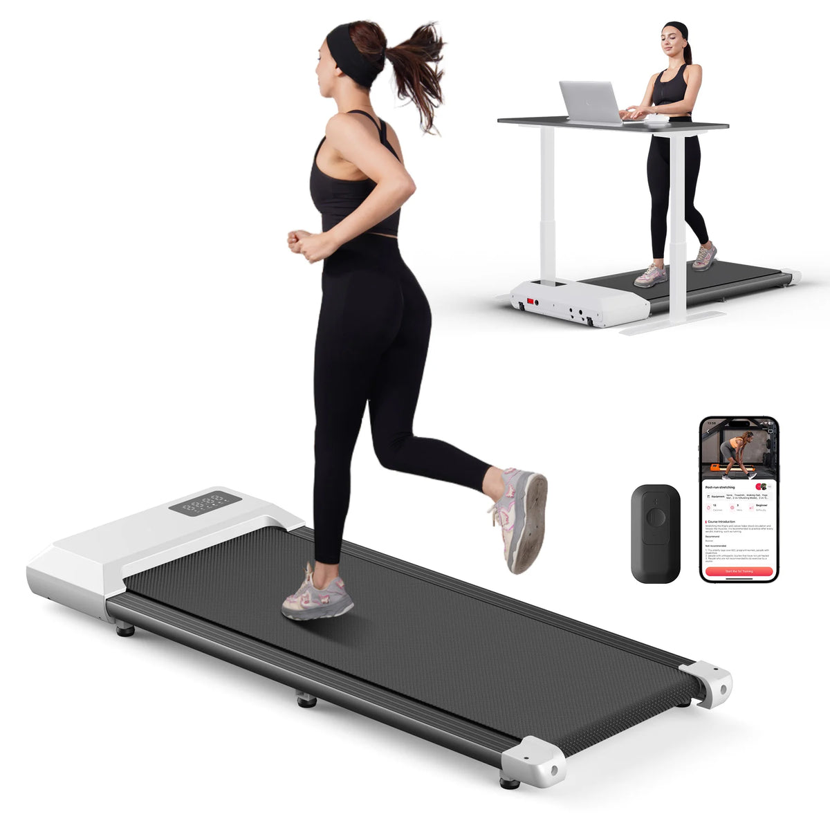2.5HP Folding Treadmill Walking Pad Home Fitness Machine