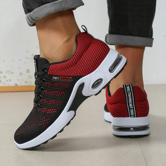 Men's Breathable Lace-Up Non-Slip Running Fashion Sneakers