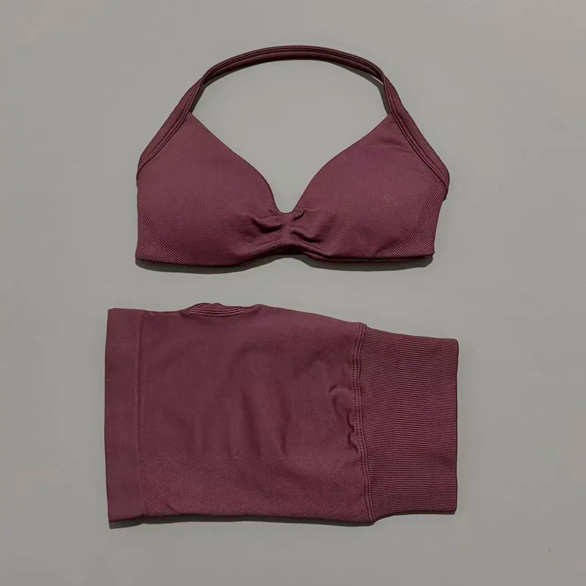 Women's 2-Piece Sports Bra and Shorts Activewear Set
