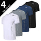 Men's Quick Dry Short Sleeve Sports T-Shirt Multipack