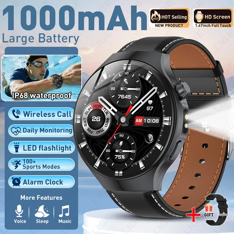 HD Smartwatch Bluetooth Calling Fitness Tracker Watch