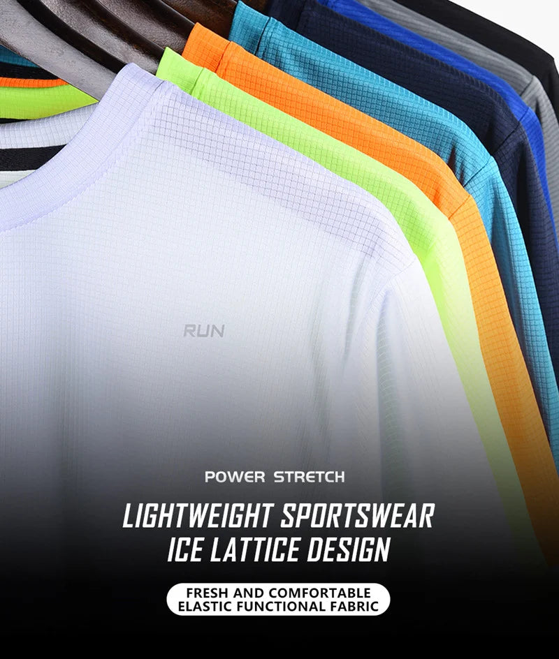 Men's Quick Dry Lightweight Running Fitness Sports T-Shirt