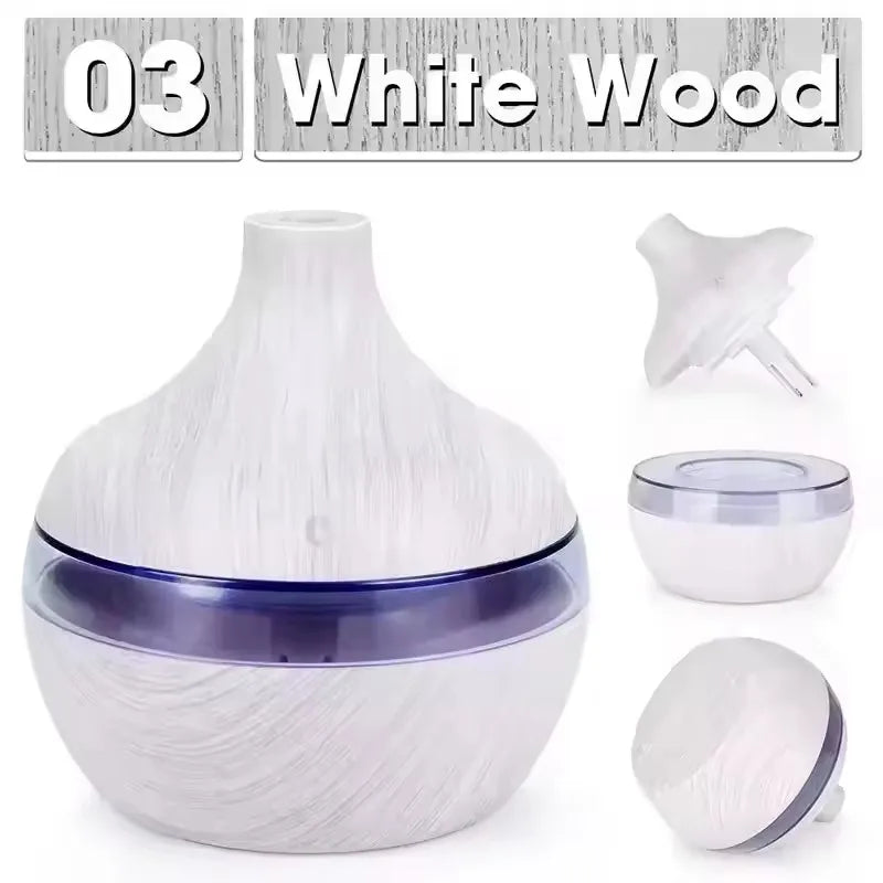 Volcano Air Humidifier USB Mist Diffuser Night Light Desktop