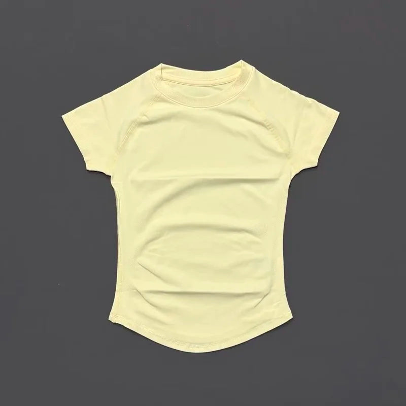 Women's Quick Dry Breathable Short Sleeve Sports T-Shirt
