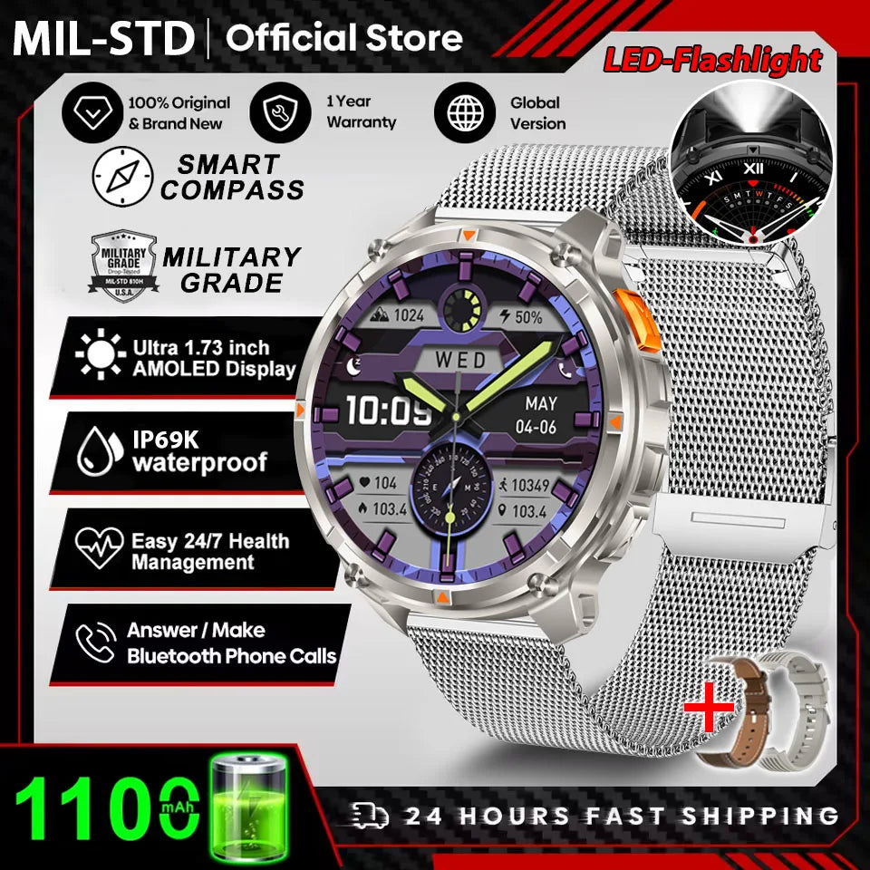 T-Rex3 Pro GPS Smartwatch Rugged Waterproof Sports Watch