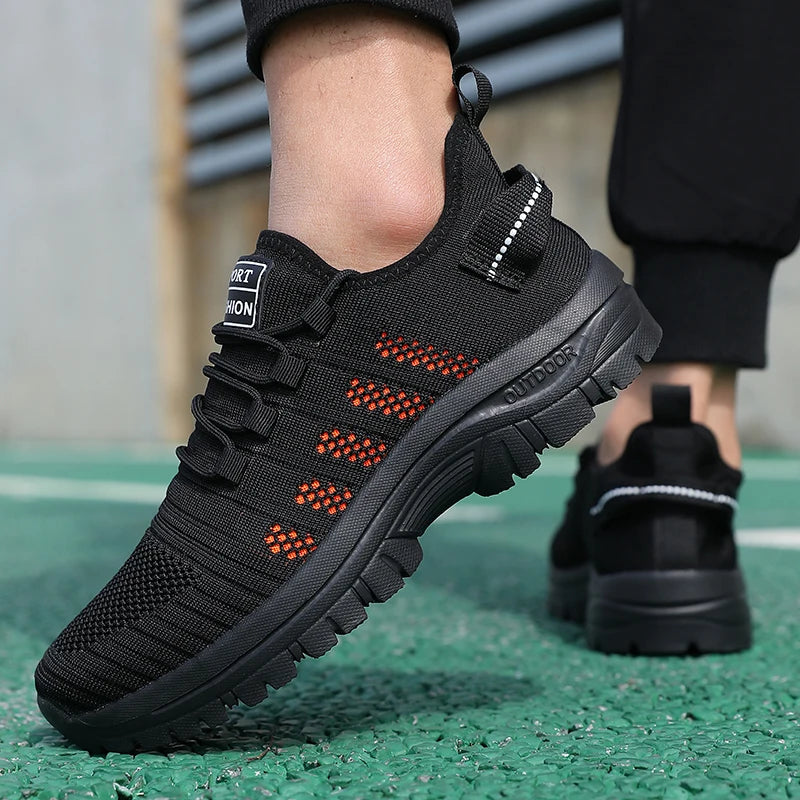 Breathable Lightweight Running Sneakers Unisex Athletic Training Shoes