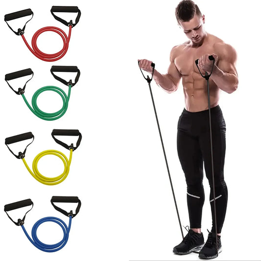 Resistance Bands with Handles – Home Strength Training Fitness Bands for Men & Women