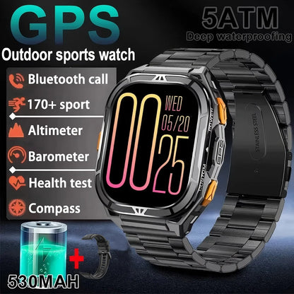 TANK X5 AMOLED GPS Waterproof Sports Smartwatch Fitness Tracker