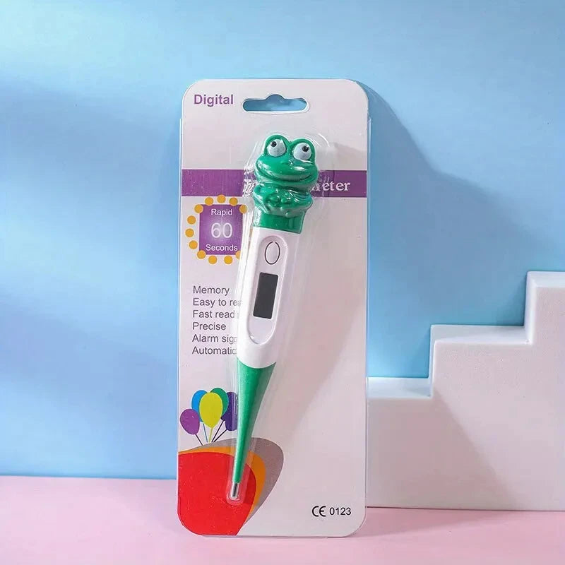 Children's Digital Thermometer Flexible Tip Waterproof Animal Design