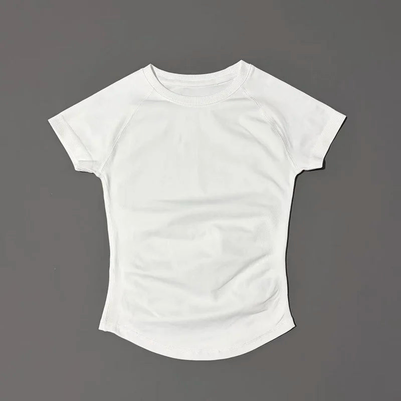 Women's Quick Dry Breathable Short Sleeve Sports T-Shirt